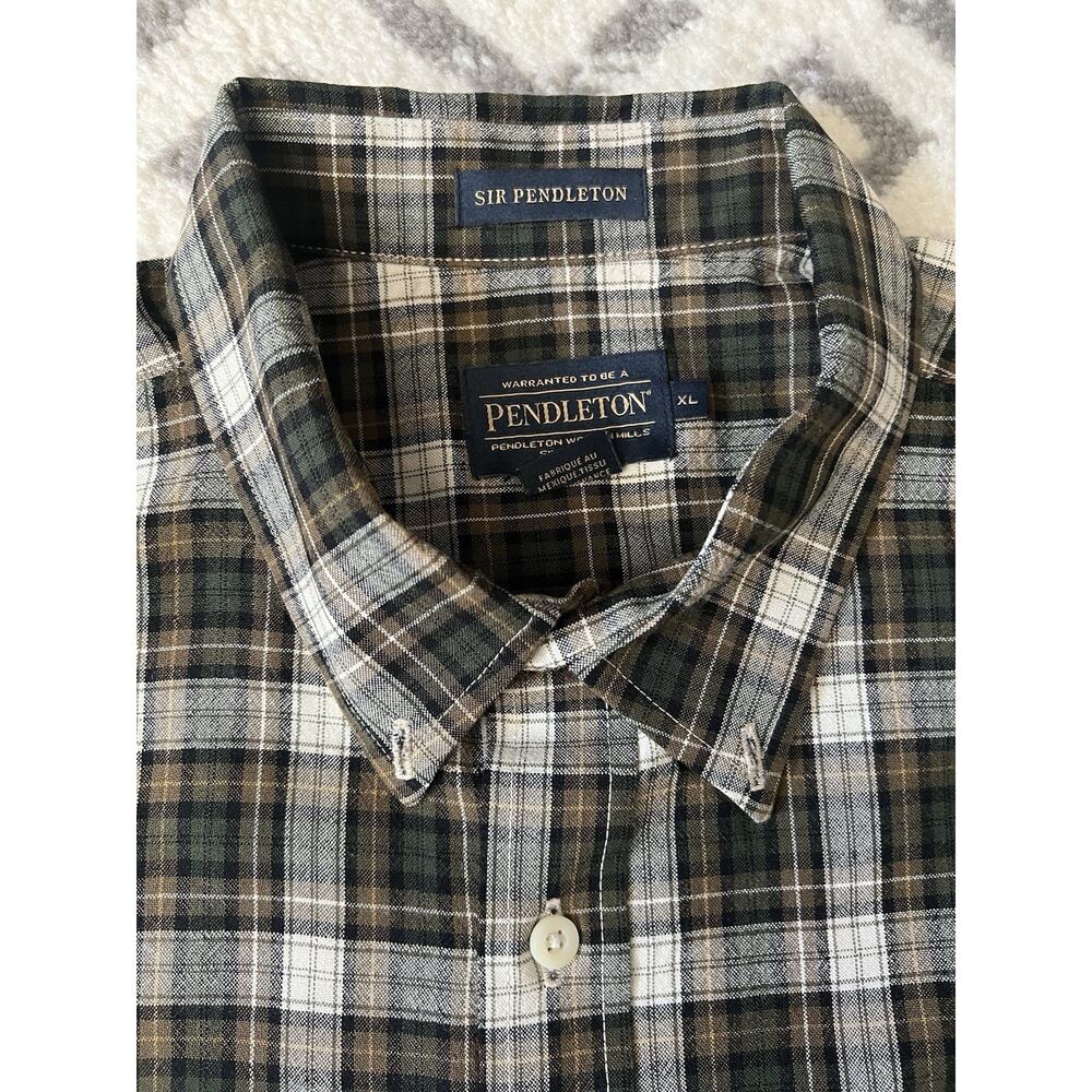 PENDLETON Sir Pendleton 100% Wool Button Down Cla… - image 5